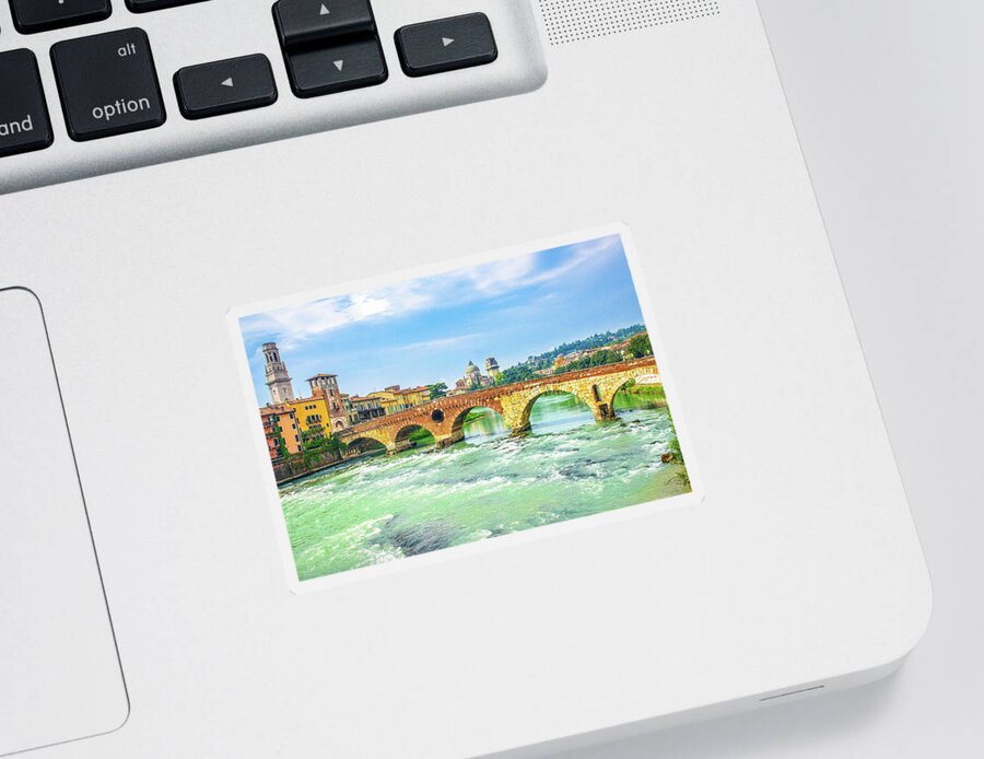 Italy Photography Sticker featuring the photograph Verona by Marla Brown