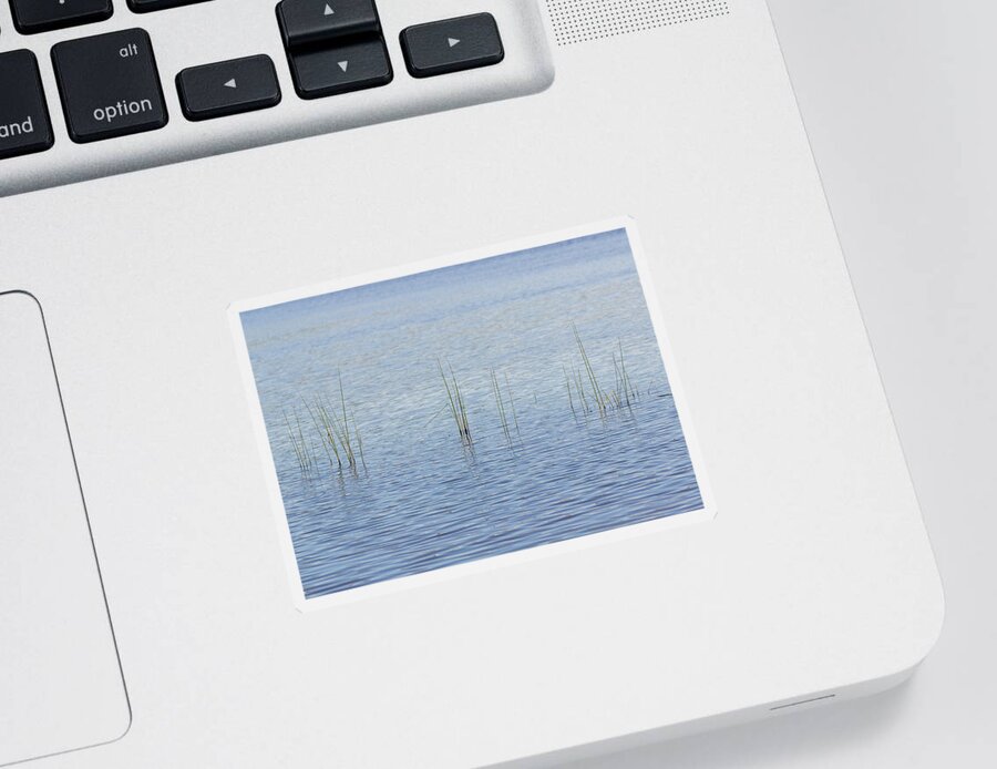 Landscapes Sticker featuring the photograph Waterscapes - Shohola Lake Poconos by Amelia Pearn