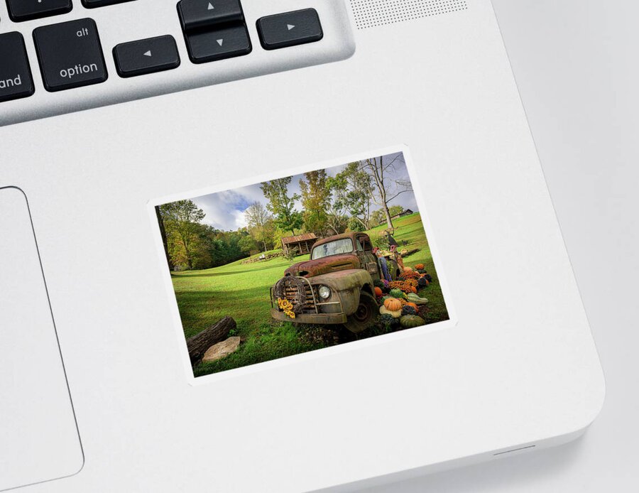 Fall Sticker featuring the photograph Welcome Fall by David Morefield