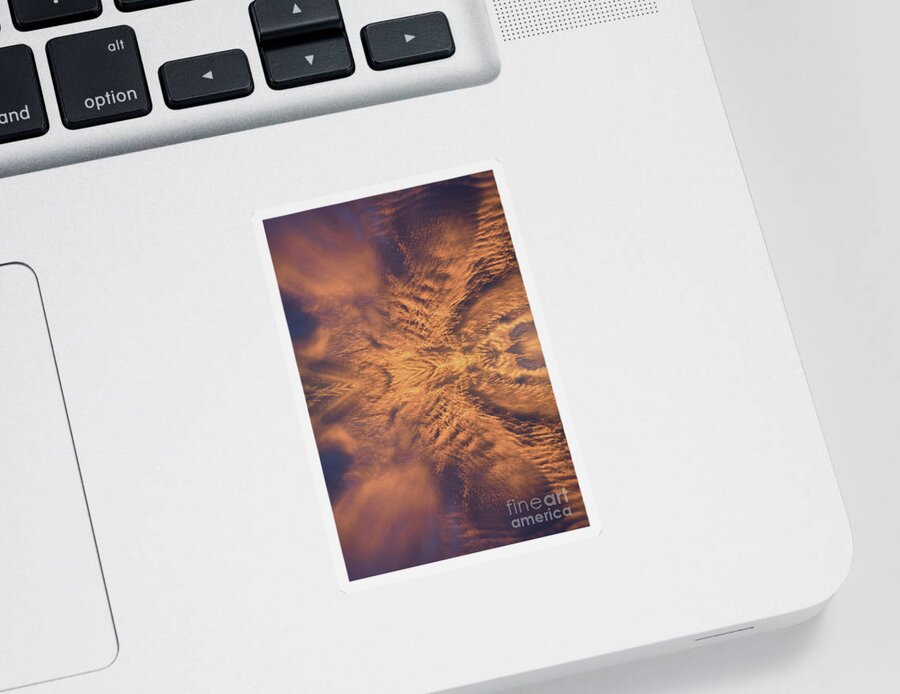 Clouds Sticker featuring the digital art Wings of air and light by Adriana Mueller