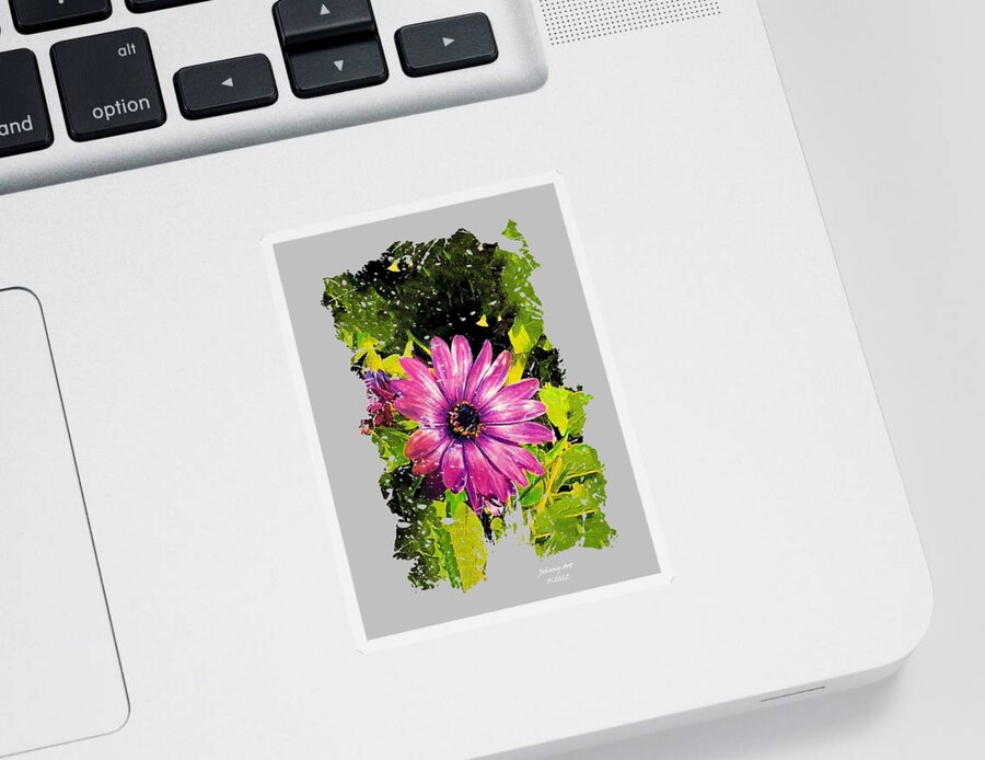 Flower Sticker featuring the photograph Wink by John Anderson