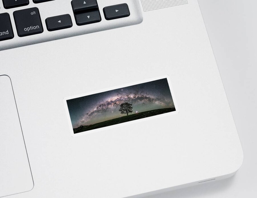Astrophotography Sticker featuring the photograph Wonderful Milky Way by Ari Rex