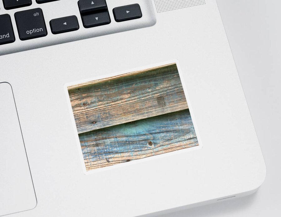 Wood Paneling Sticker featuring the photograph Wood Panels by Flavia Westerwelle