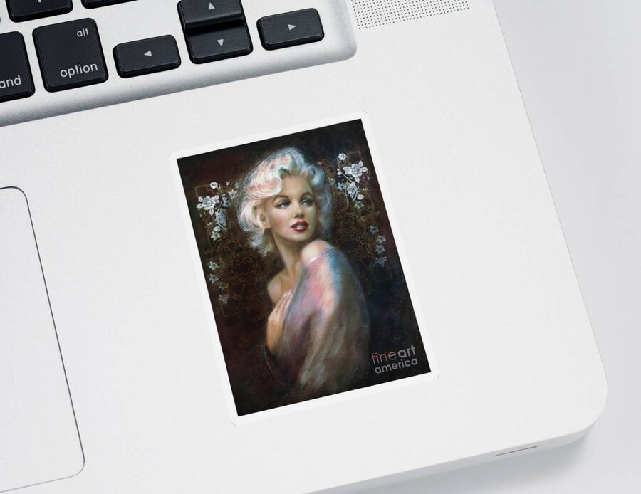 Marilynmonroe Sticker featuring the painting WW Classic Times by Theo Danella
