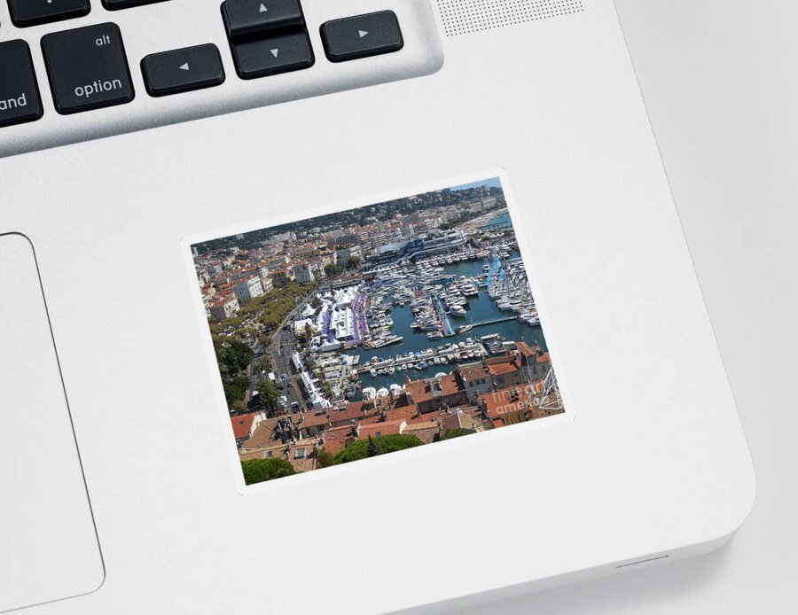 Cannes Sticker featuring the photograph Cannes #2 by Aisha Isabelle