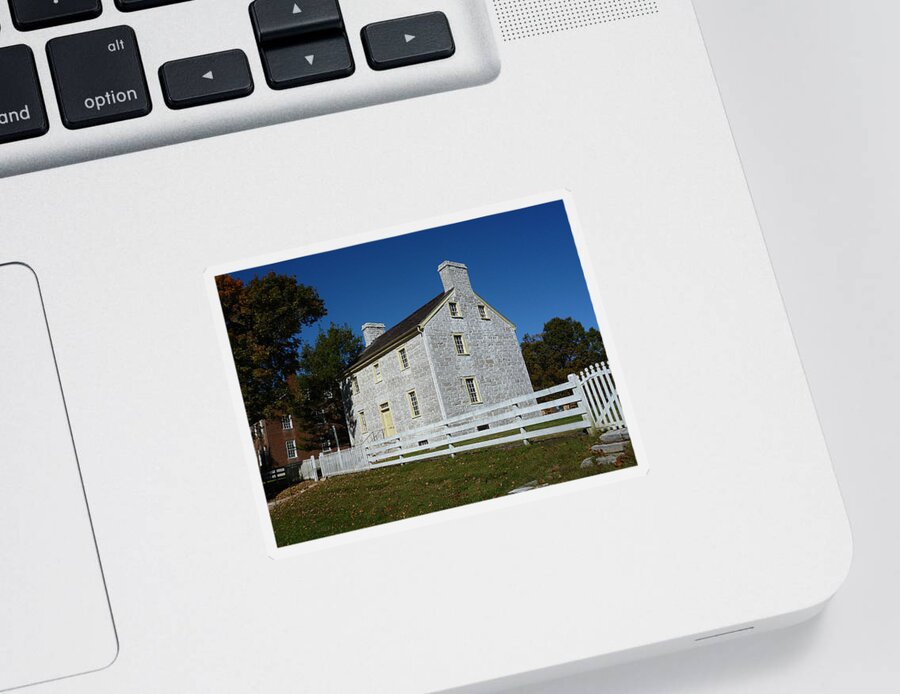 Kentucky Sticker featuring the photograph Ye Old Stone Shoppe 1811 by Mike McBrayer
