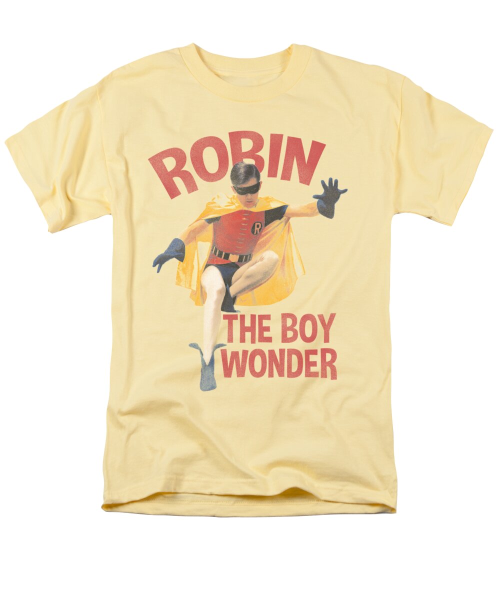 Batman Men's T-Shirt (Regular Fit) featuring the digital art Batman Classic Tv - Boy Wonder by Brand A
