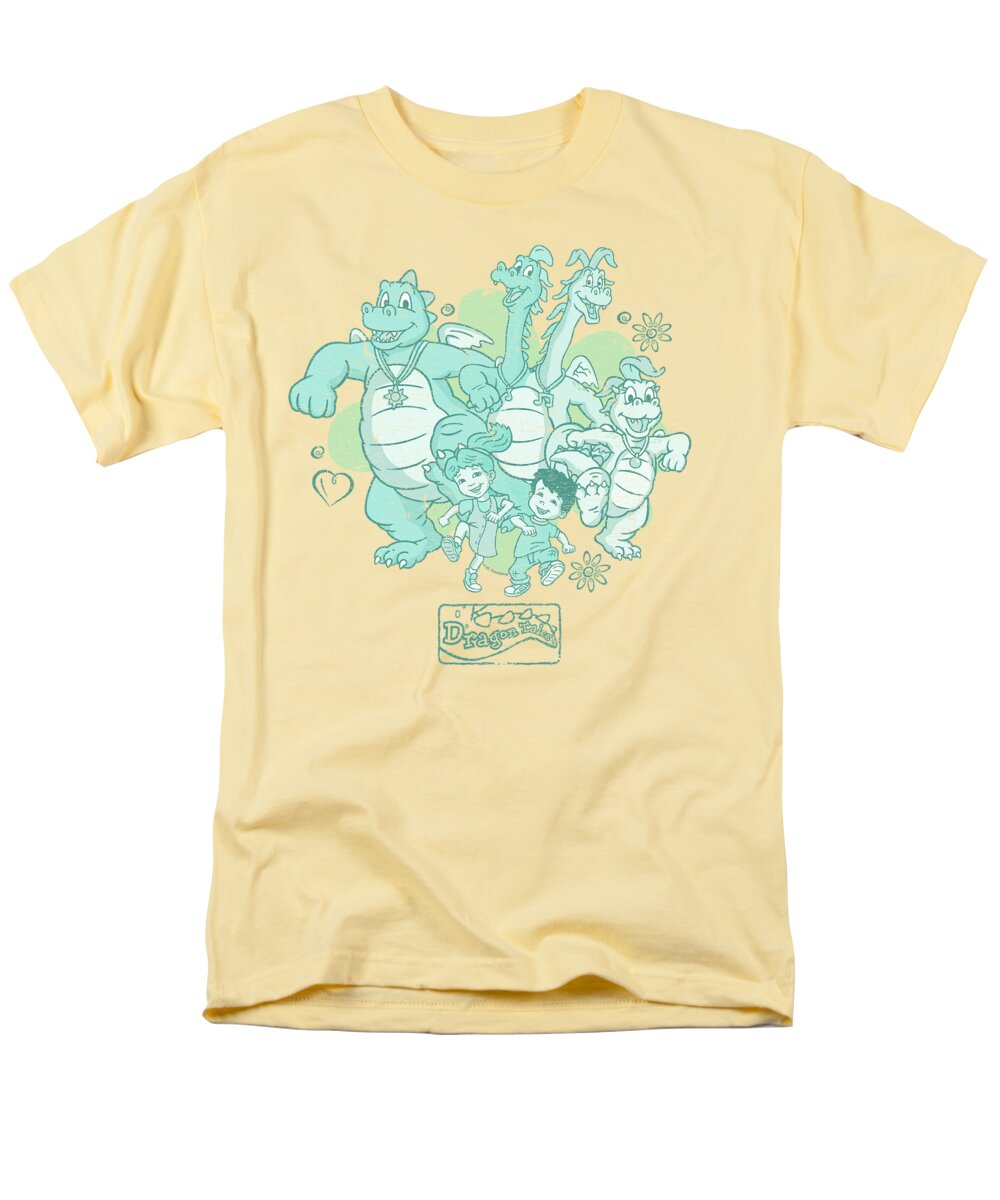  Men's T-Shirt (Regular Fit) featuring the digital art Dragon Tales - Group Celebration by Brand A