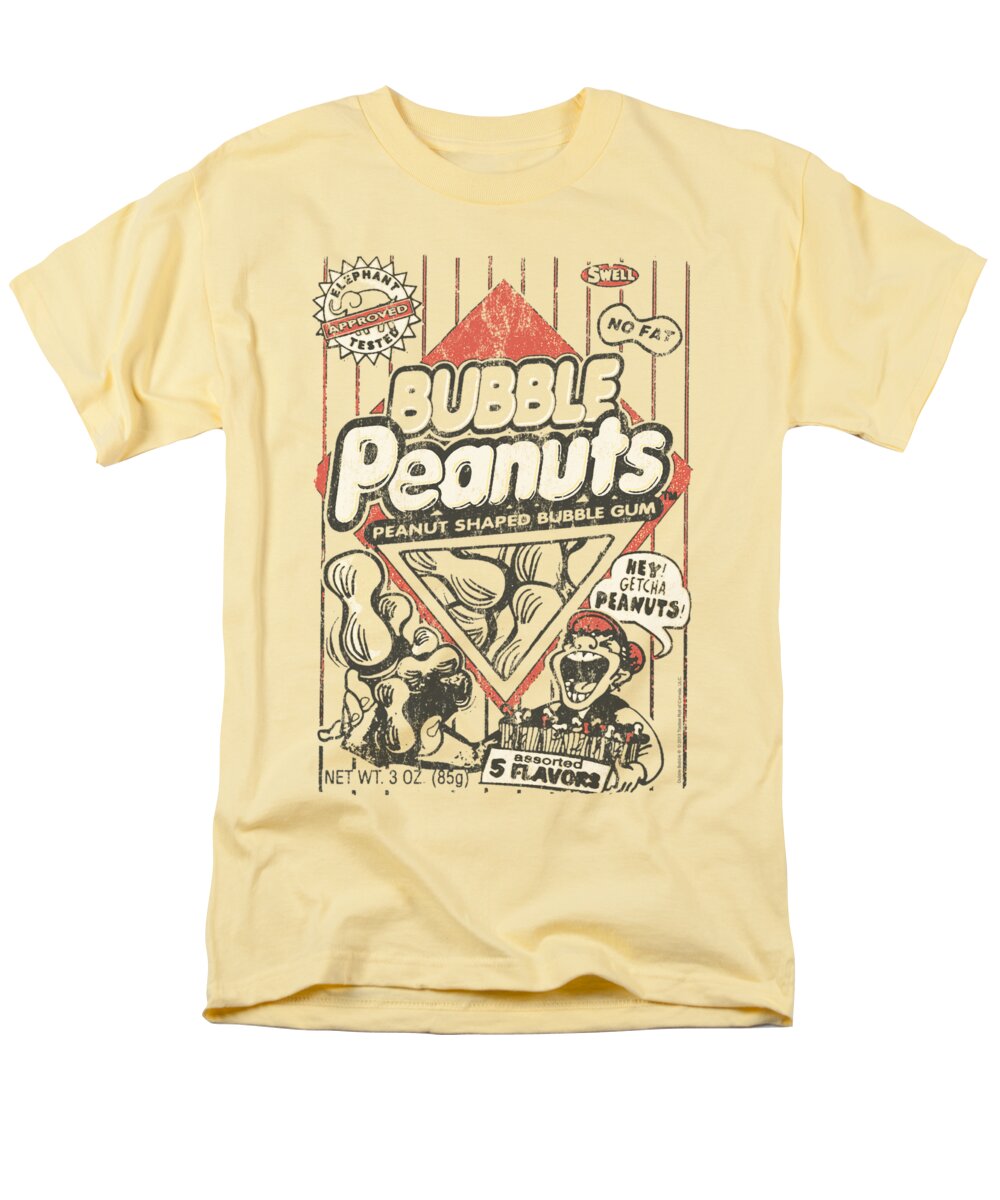 Dubble Bubble Men's T-Shirt (Regular Fit) featuring the digital art Dubble Bubble - Bubble Peanuts???? by Brand A
