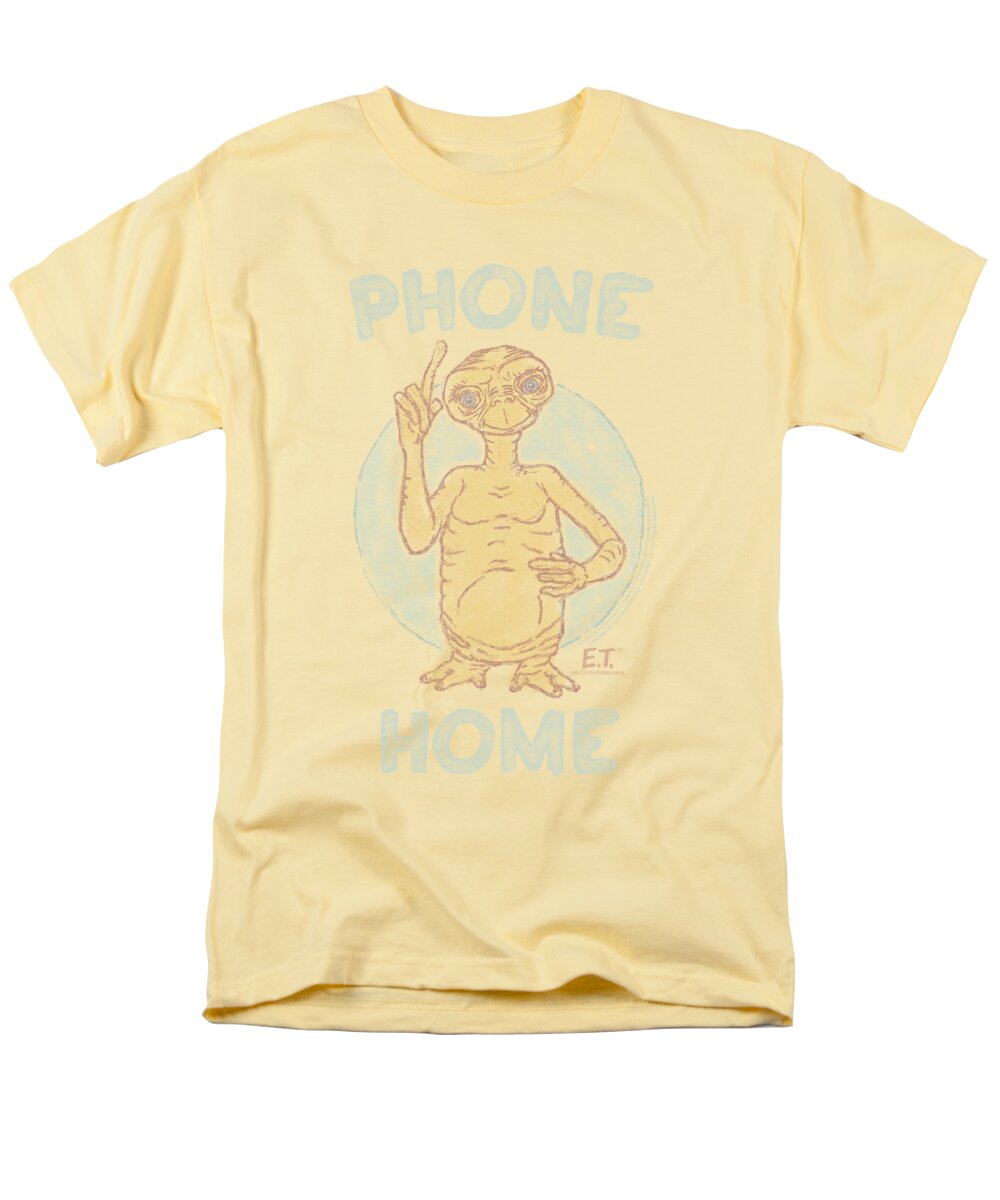 Et Men's T-Shirt (Regular Fit) featuring the digital art Et - Phone by Brand A