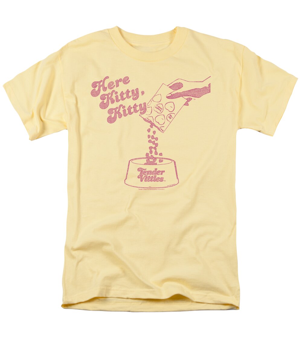 Ken L Ration Men's T-Shirt (Regular Fit) featuring the digital art Ken L Ration - Here Kitty by Brand A