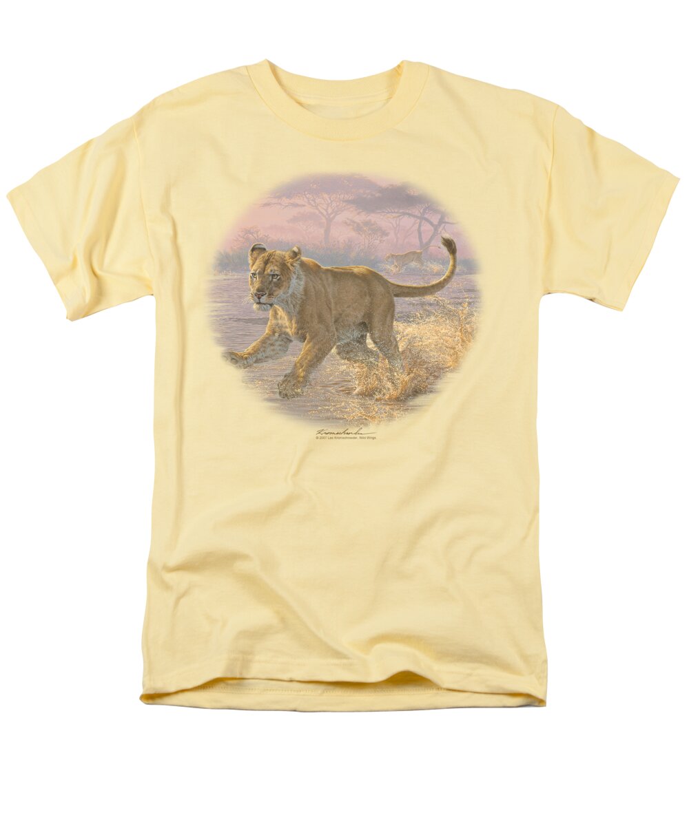 Wildlife Men's T-Shirt (Regular Fit) featuring the digital art Wildlife - Pandemonium by Brand A