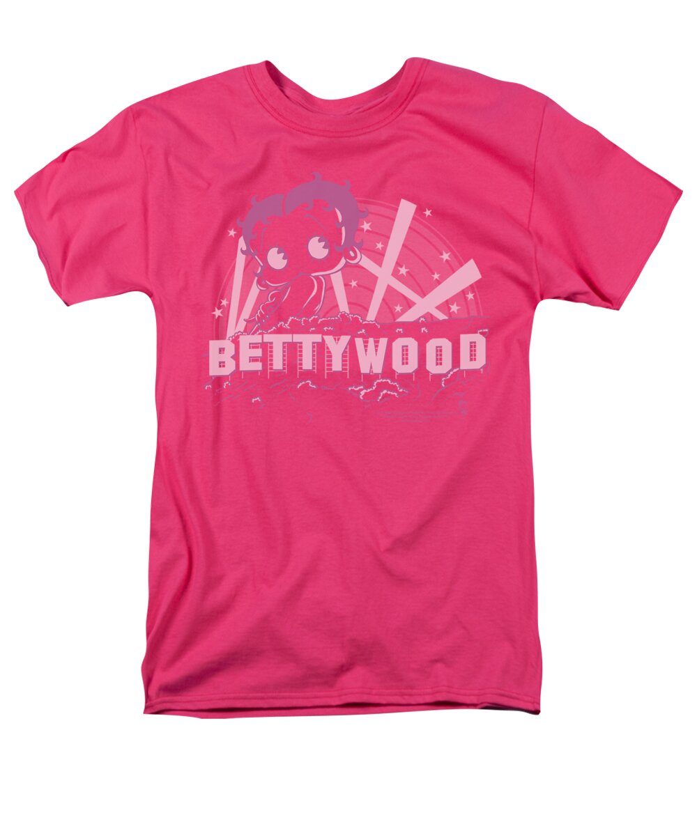 Betty Boop Men's T-Shirt (Regular Fit) featuring the digital art Boop - Bettywood by Brand A