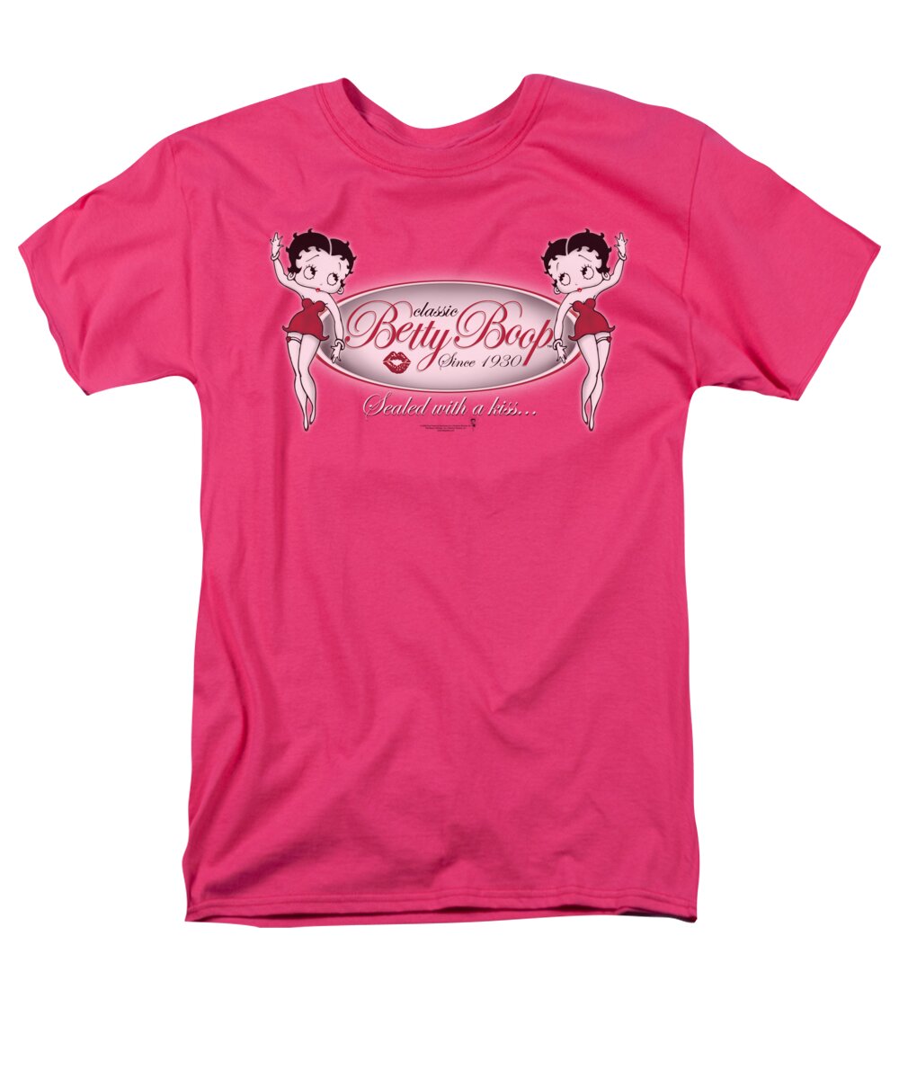 Betty Boop Men's T-Shirt (Regular Fit) featuring the digital art Boop - Classic Boop by Brand A