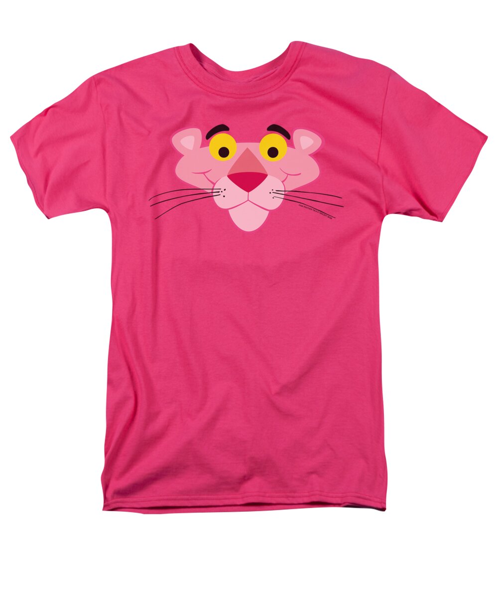  Men's T-Shirt (Regular Fit) featuring the digital art Pink Panther - Face by Brand A