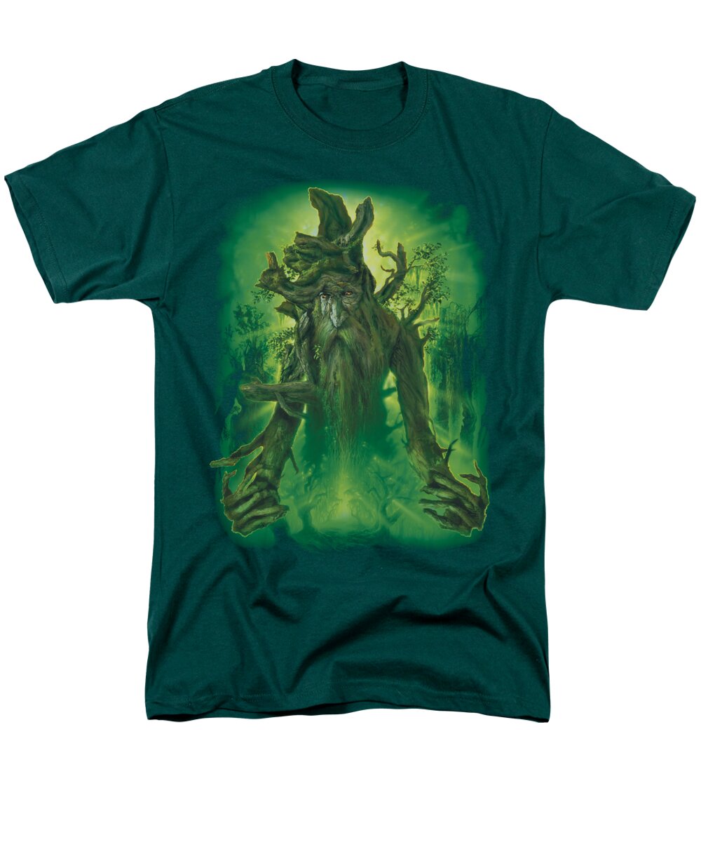 Lord Of The Rings Men's T-Shirt (Regular Fit) featuring the digital art Lor - Treebeard by Brand A