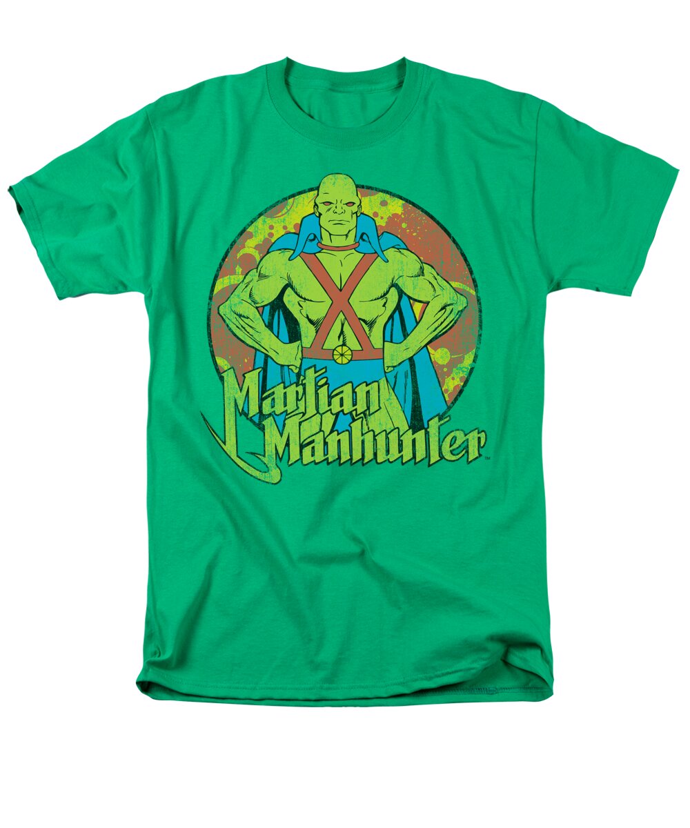 Dc Comics Men's T-Shirt (Regular Fit) featuring the digital art Dc - Martian Manhunter #1 by Brand A