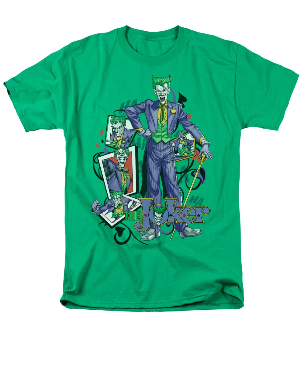 Batman Men's T-Shirt (Regular Fit) featuring the digital art Batman - Wild Cards by Brand A