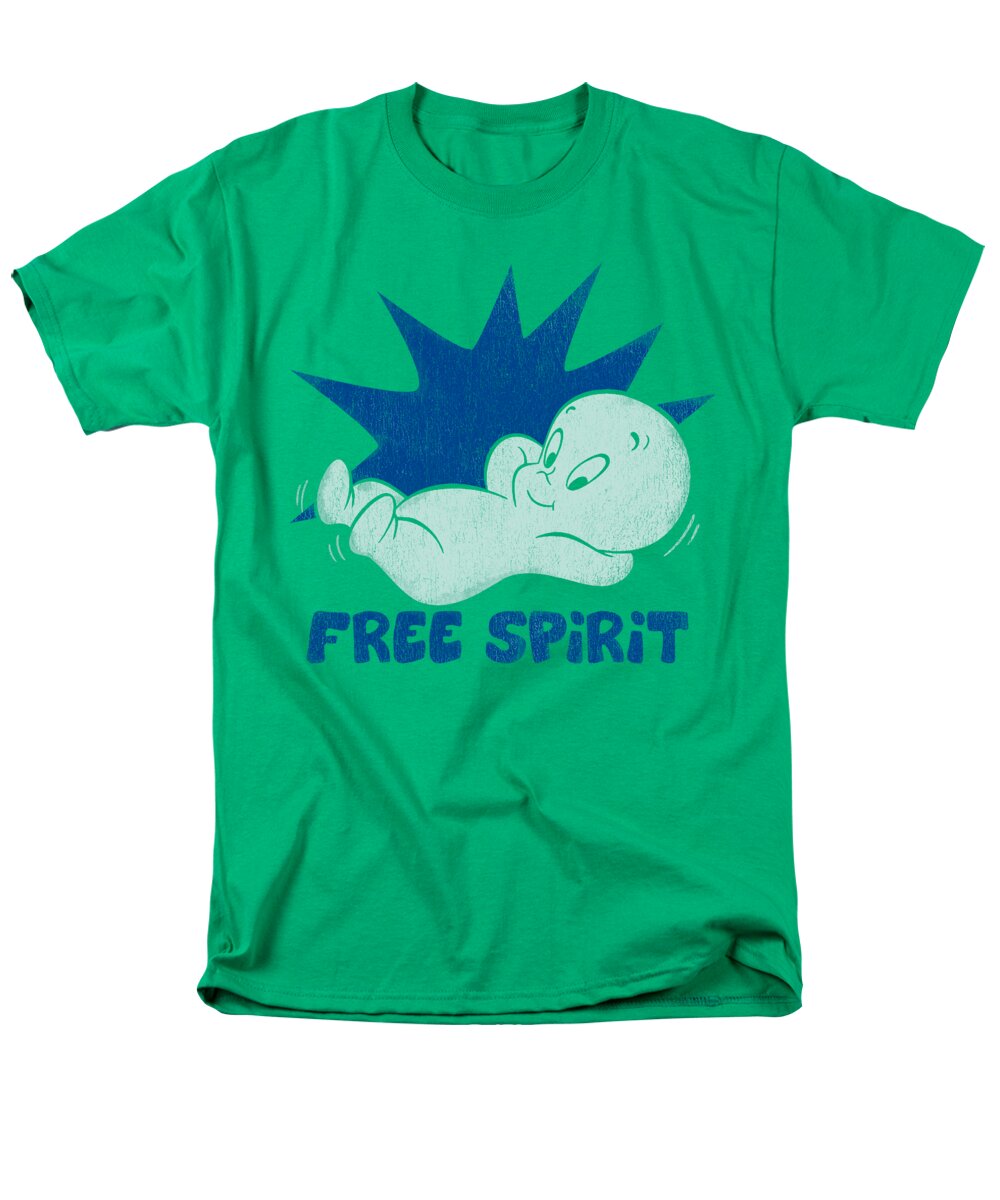  Men's T-Shirt (Regular Fit) featuring the digital art Casper - Free Spirit by Brand A