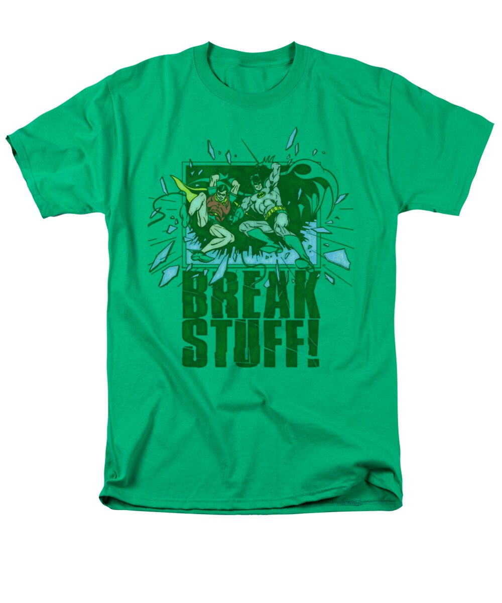 Batman Men's T-Shirt (Regular Fit) featuring the digital art Dc - Break Stuff by Brand A
