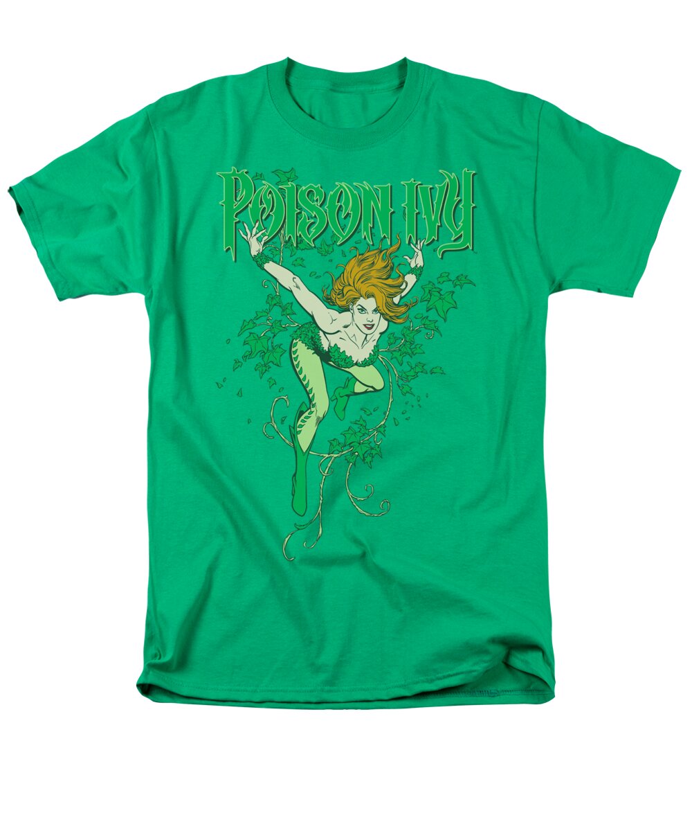 Dc Comics Men's T-Shirt (Regular Fit) featuring the digital art Dc - Poison Ivy by Brand A