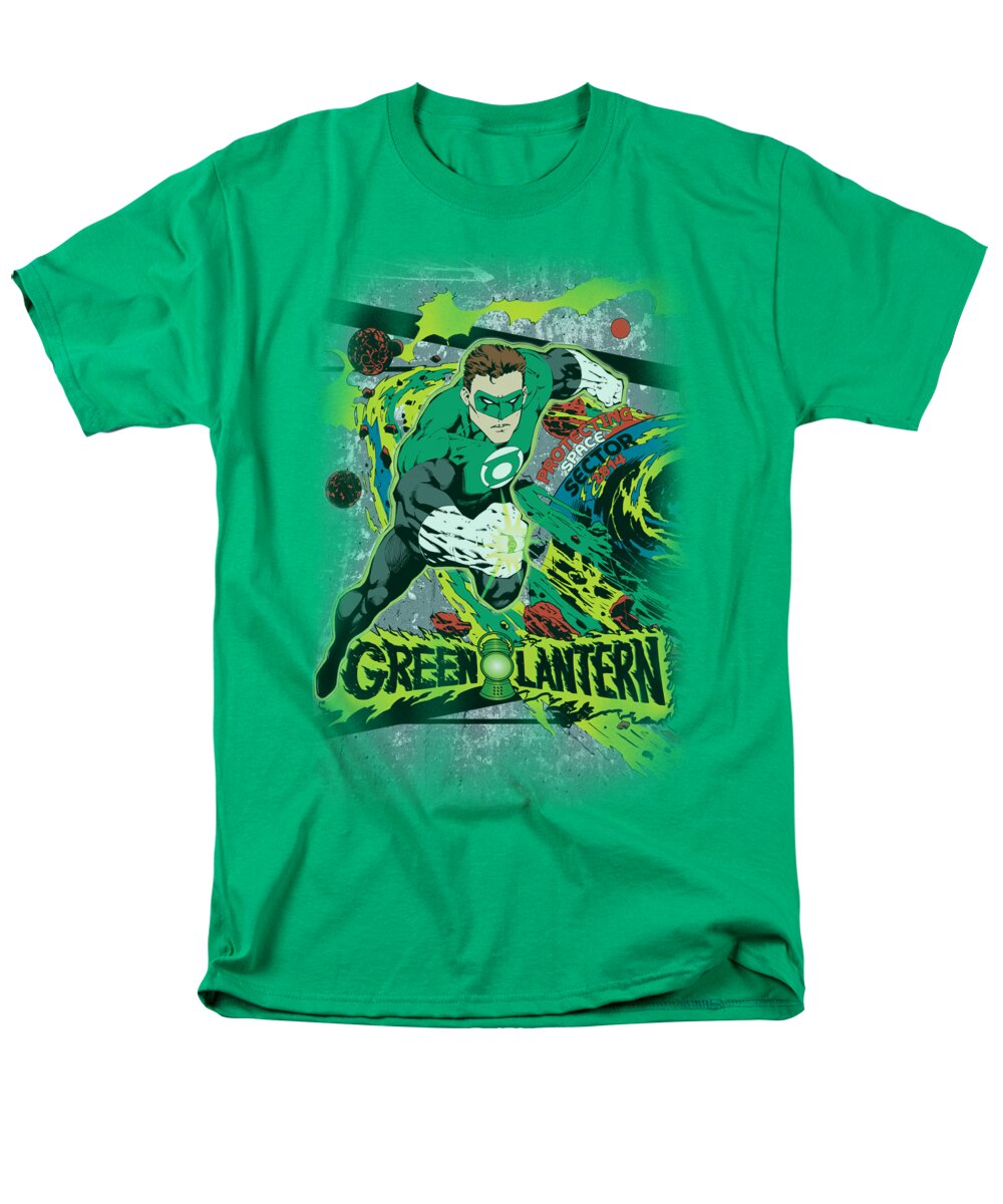 Dc Comics Men's T-Shirt (Regular Fit) featuring the digital art Dc - Space Sector 2814 by Brand A