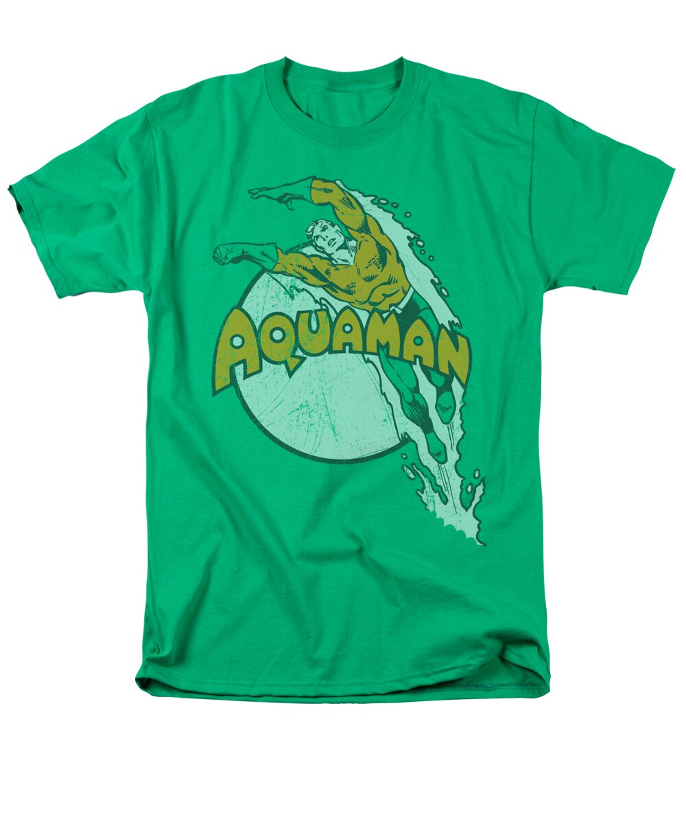 Dc Comics Men's T-Shirt (Regular Fit) featuring the digital art Dc - Splash by Brand A