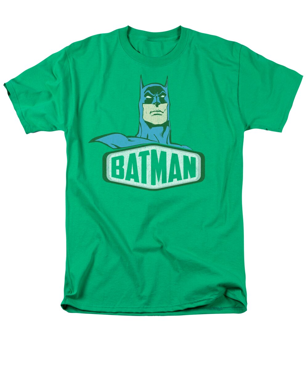 Dc Comics Men's T-Shirt (Regular Fit) featuring the digital art Dco - Batman Sign by Brand A
