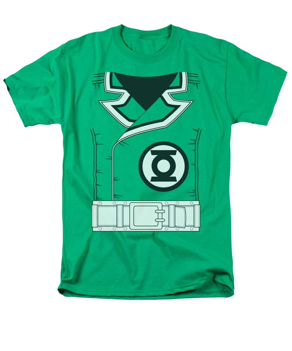 Green Lantern Men's T-Shirt (Regular Fit) featuring the digital art Green Lantern - Guy Gardner by Brand A