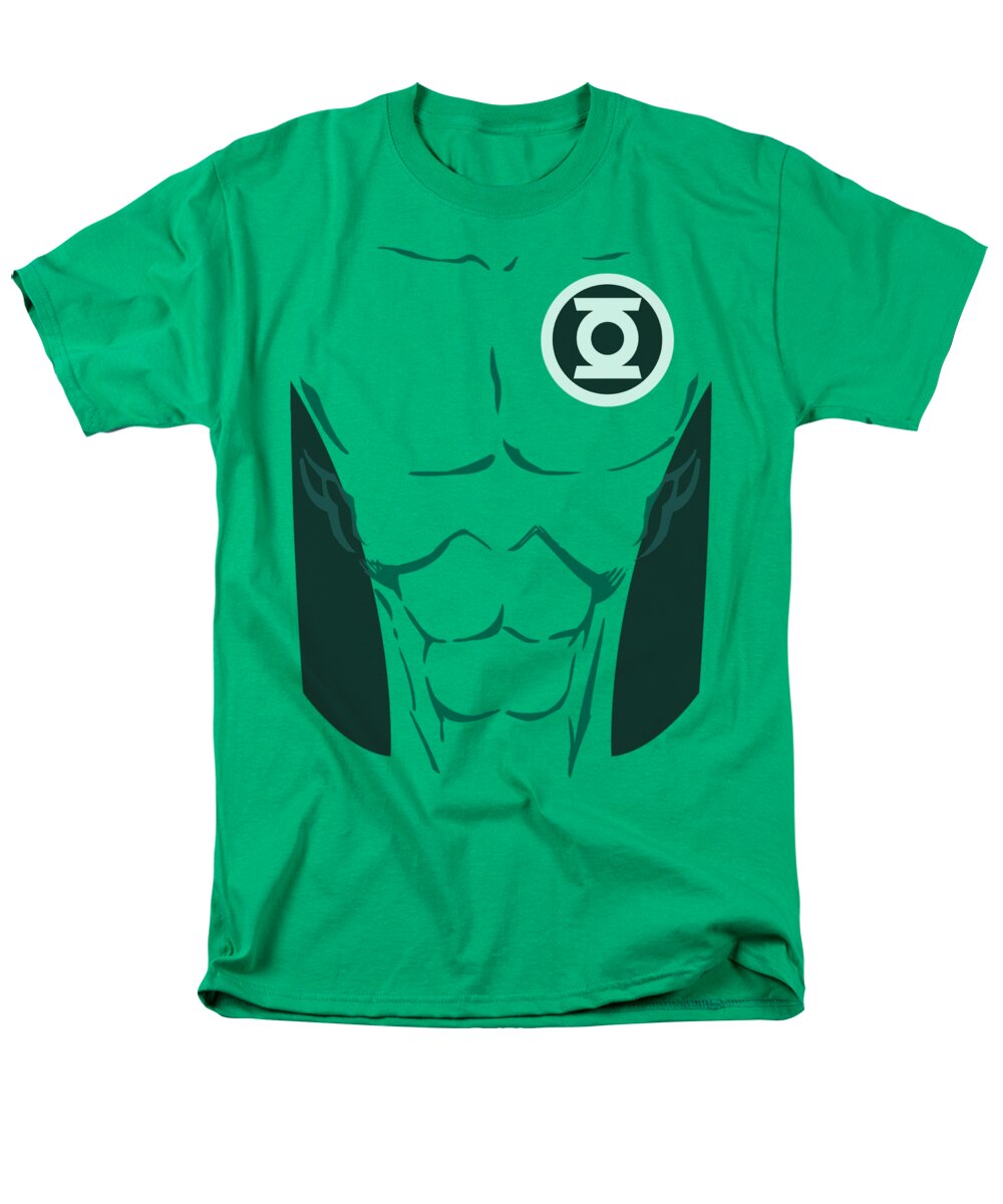  Men's T-Shirt (Regular Fit) featuring the digital art Green Lantern - Kyle Rayner by Brand A