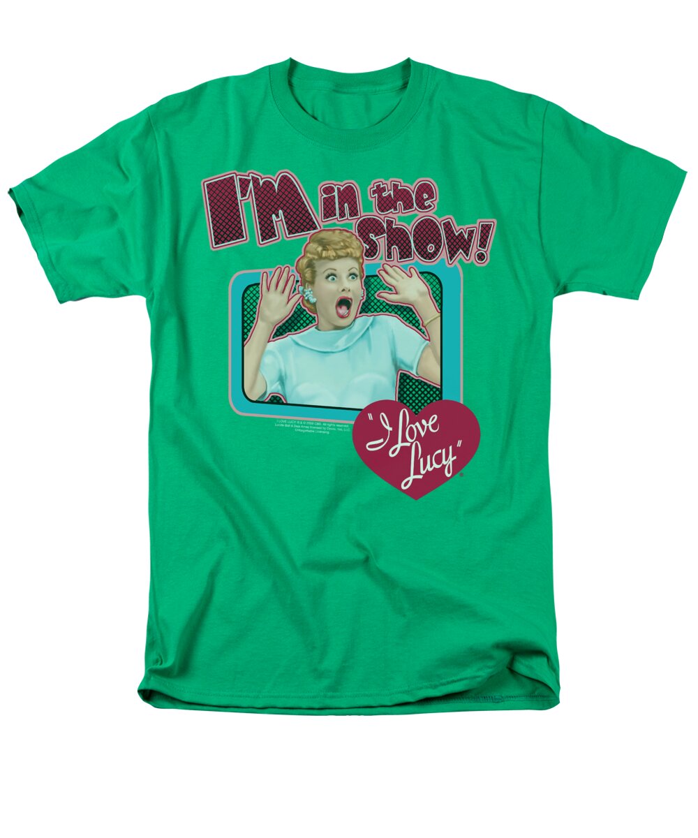 I Love Lucy Men's T-Shirt (Regular Fit) featuring the digital art Lucy - Put Me In The Show by Brand A