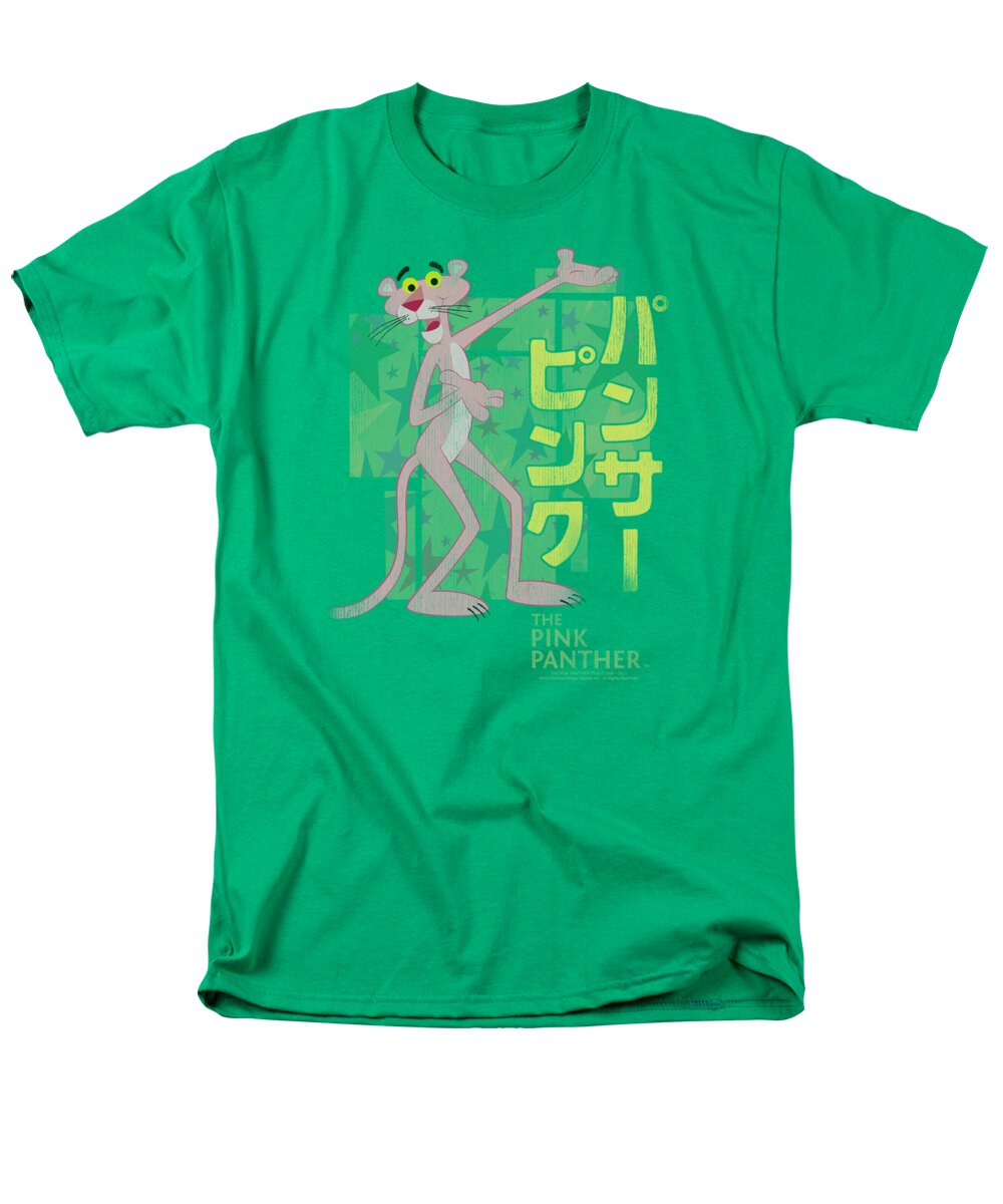  Men's T-Shirt (Regular Fit) featuring the digital art Pink Panther - Asian Letters by Brand A