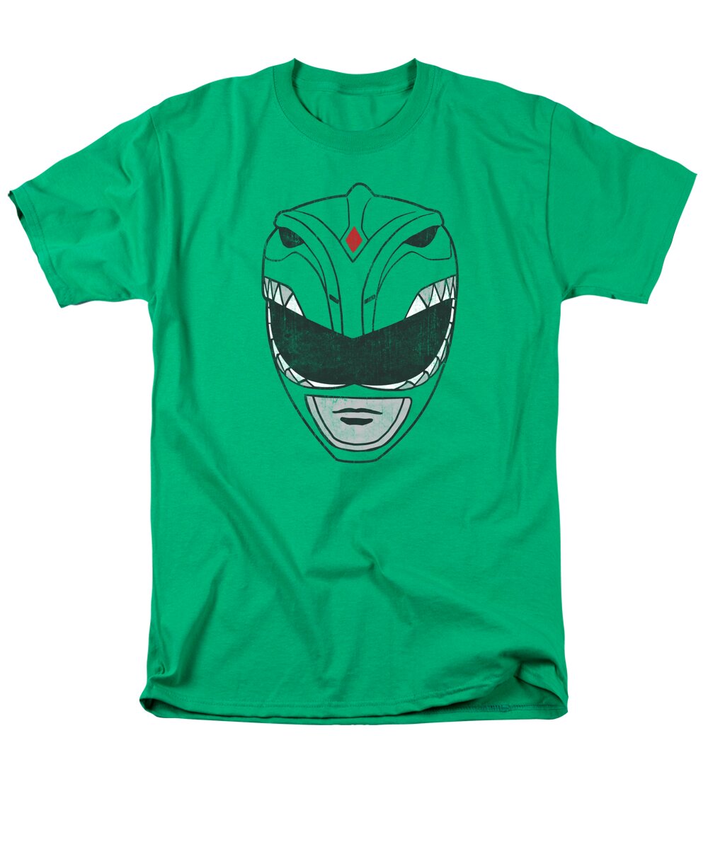  Men's T-Shirt (Regular Fit) featuring the digital art Power Rangers - Green Ranger by Brand A