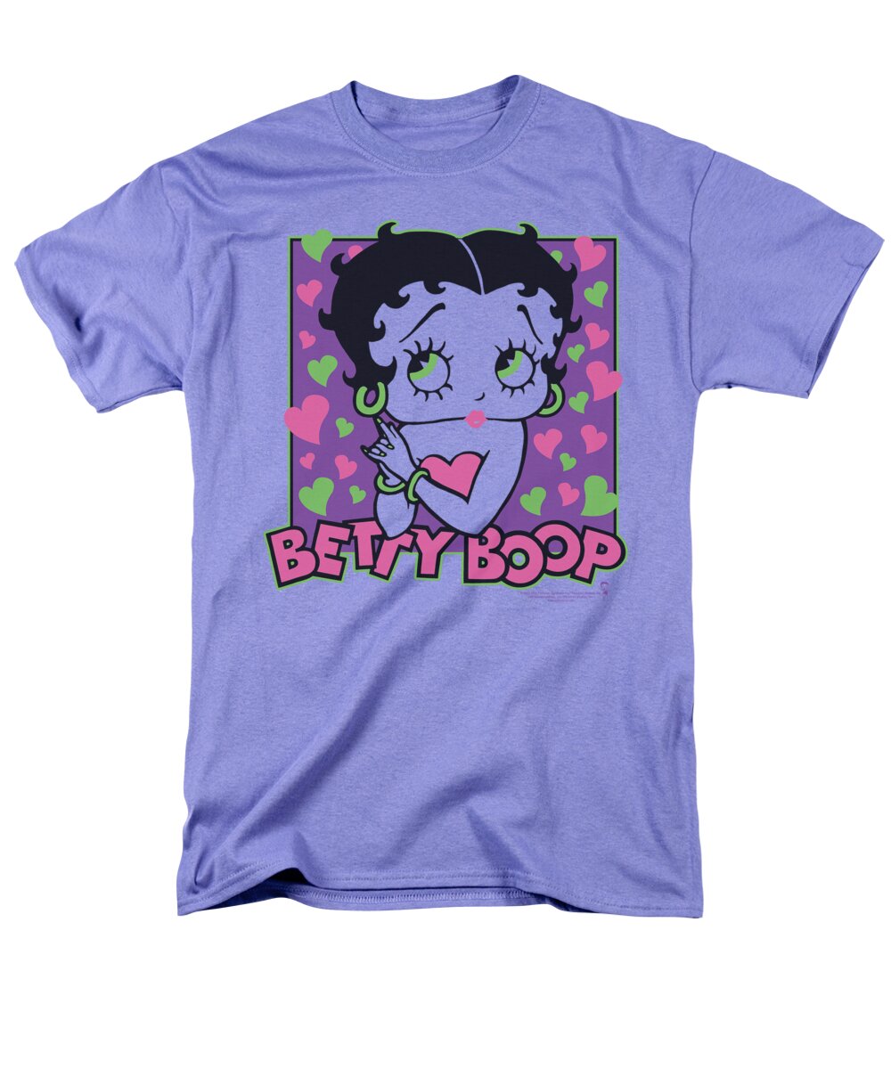 Betty Boop Men's T-Shirt (Regular Fit) featuring the digital art Boop - Betty Loves The Eighties by Brand A