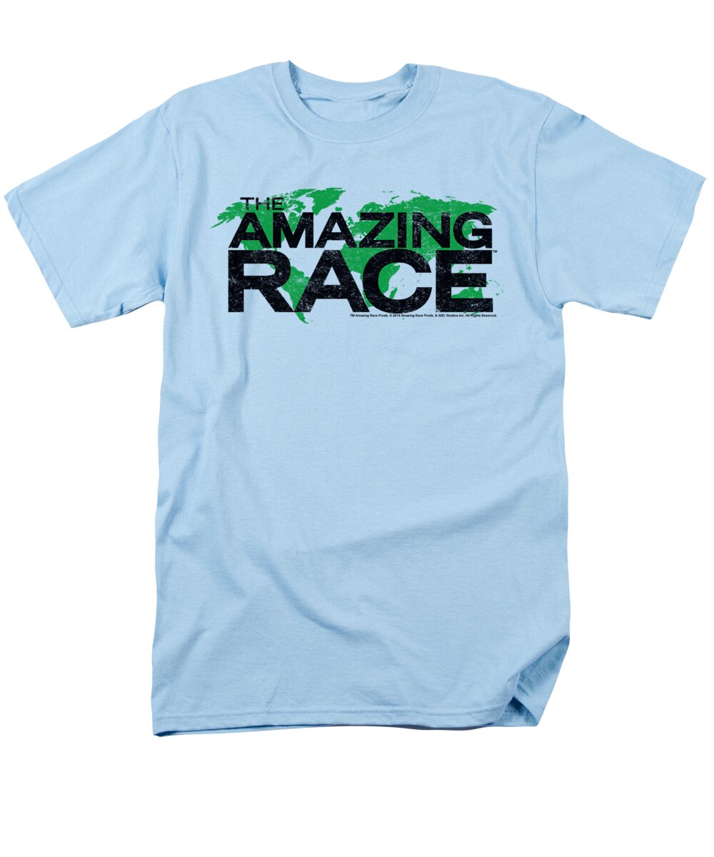  Men's T-Shirt (Regular Fit) featuring the digital art Amazing Race - Race World by Brand A
