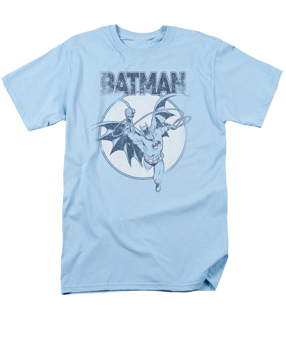 Batman Men's T-Shirt (Regular Fit) featuring the digital art Batman - Swinging Bat by Brand A