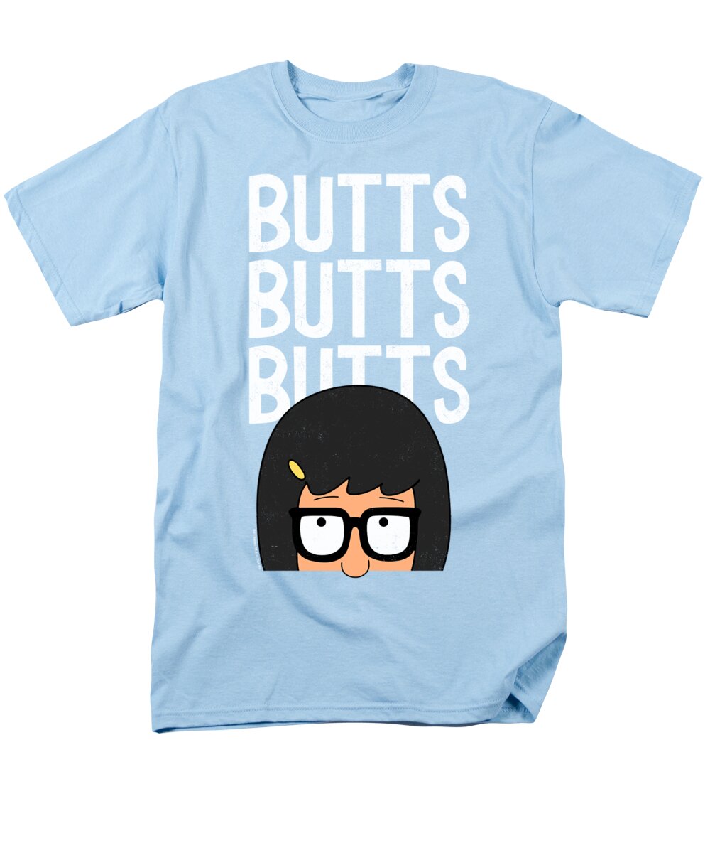  Men's T-Shirt (Regular Fit) featuring the digital art Bobs Burgers - Peepin by Brand A