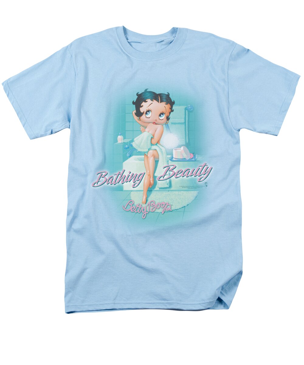 Betty Boop Men's T-Shirt (Regular Fit) featuring the digital art Boop - Bathing Beauty by Brand A