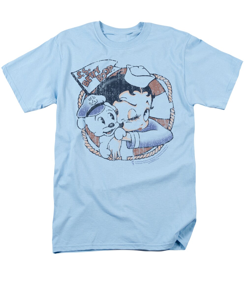 Betty Boop Men's T-Shirt (Regular Fit) featuring the digital art Boop - S.s. Vintage by Brand A