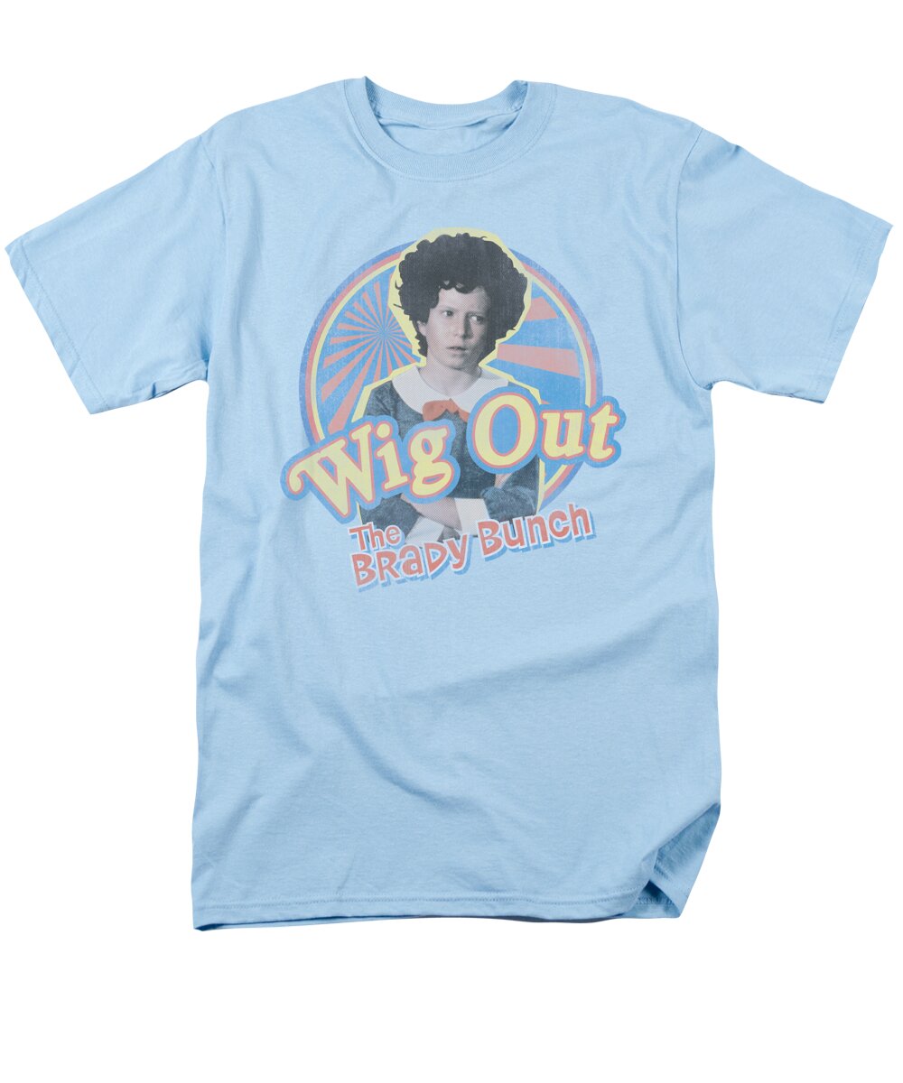  Men's T-Shirt (Regular Fit) featuring the digital art Brady Bunch - Wig Out by Brand A
