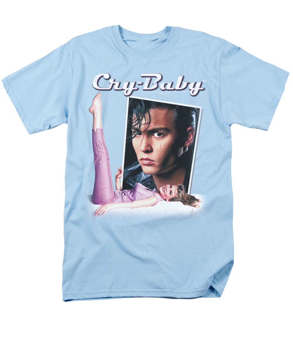 Cry Baby Men's T-Shirt (Regular Fit) featuring the digital art Cry Baby - Title by Brand A