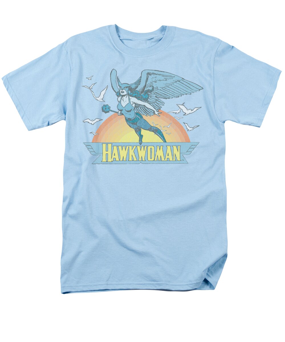  Men's T-Shirt (Regular Fit) featuring the digital art Dc - Hawkwoman by Brand A