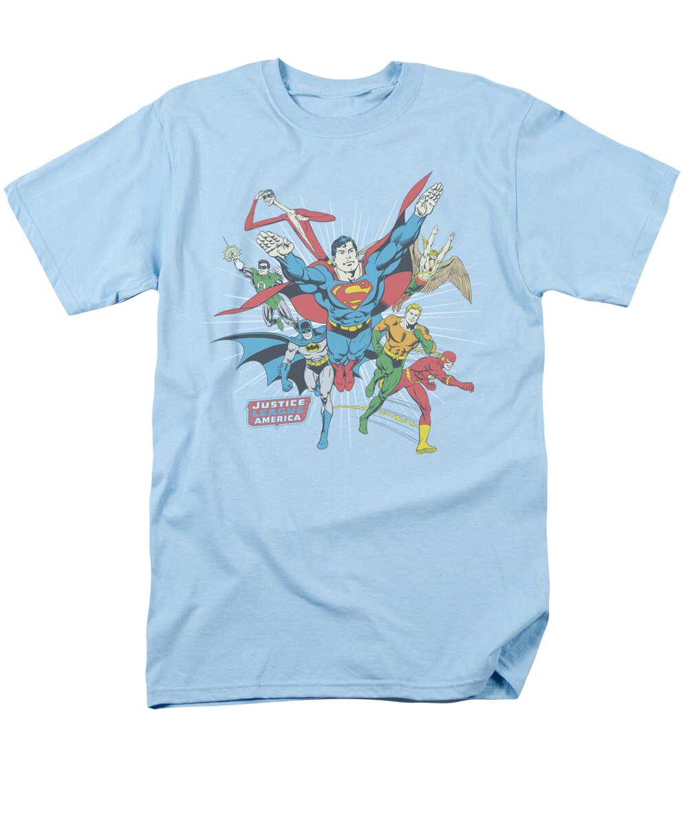  Men's T-Shirt (Regular Fit) featuring the digital art Dc - Lead The Charge by Brand A