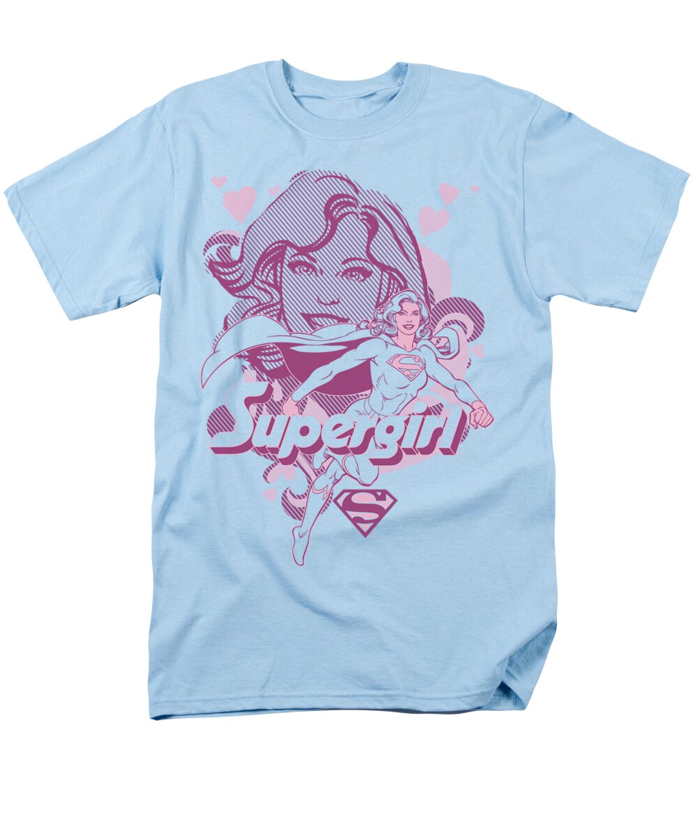 Dc Comics Men's T-Shirt (Regular Fit) featuring the digital art Dc - Supergirl by Brand A