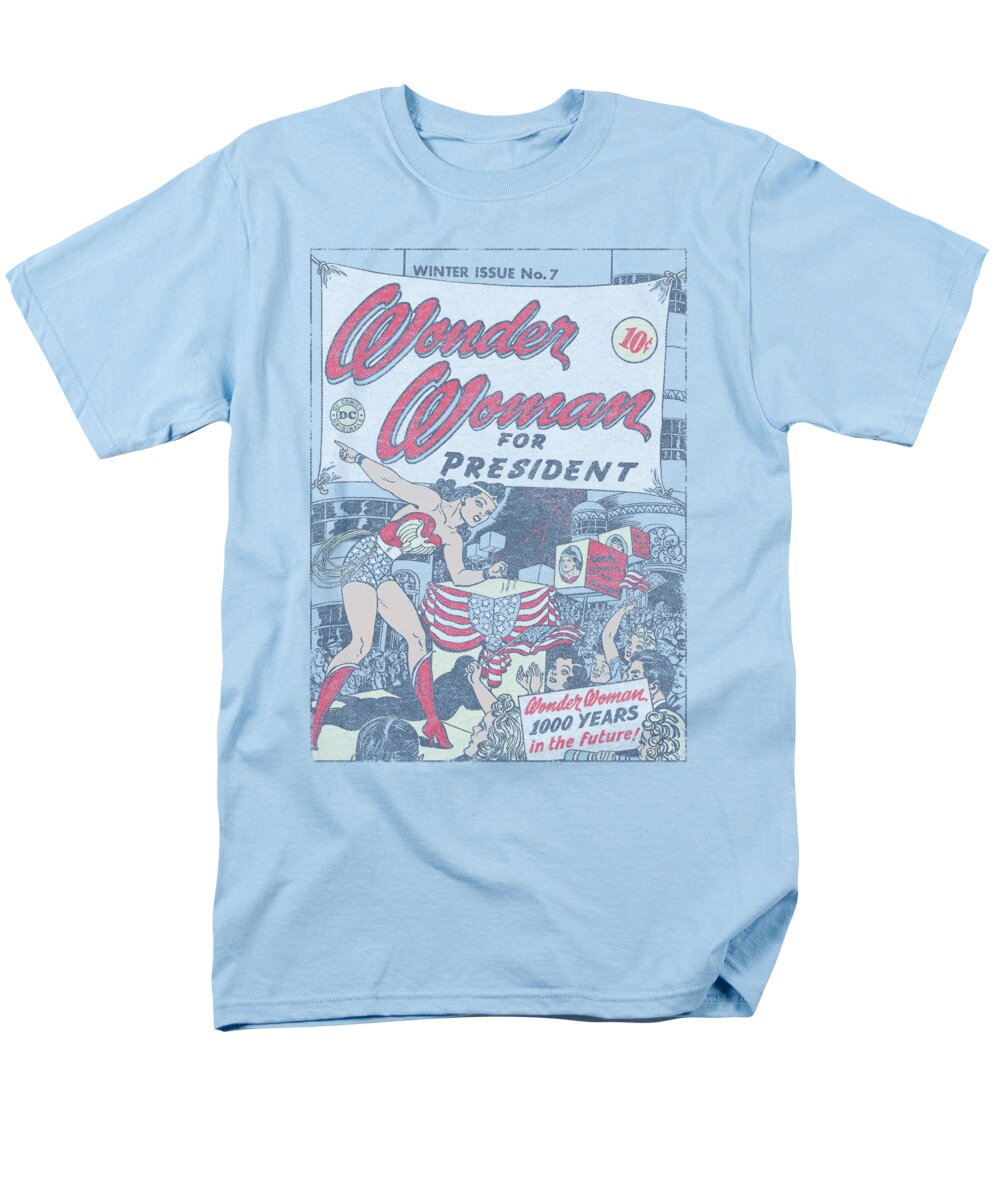 Dc Comics Men's T-Shirt (Regular Fit) featuring the digital art Dc - Ww For President by Brand A
