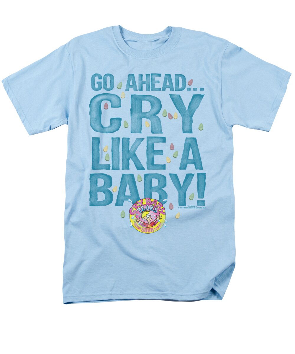 Dubble Bubble Men's T-Shirt (Regular Fit) featuring the digital art Dubble Bubble - Cry Like A Baby by Brand A