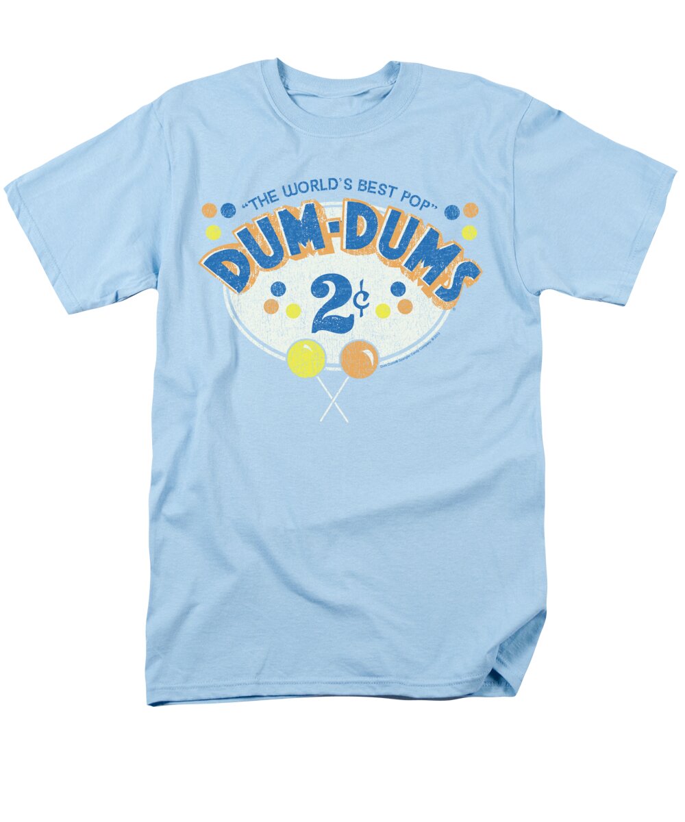 Dum Dums Men's T-Shirt (Regular Fit) featuring the digital art Dum Dums - 2 Cents by Brand A