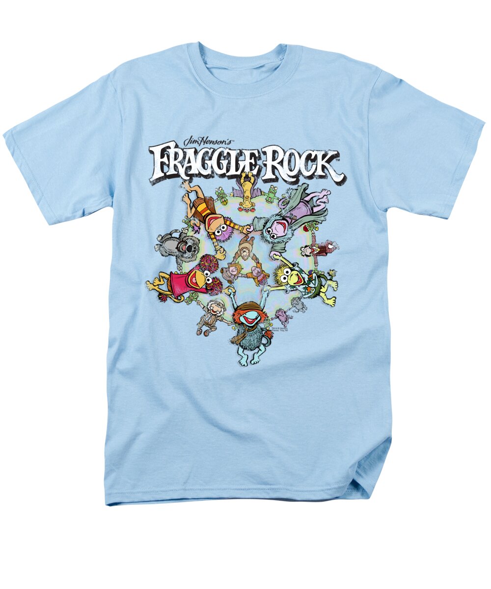  Men's T-Shirt (Regular Fit) featuring the digital art Fraggle Rock - Spinning Gang by Brand A