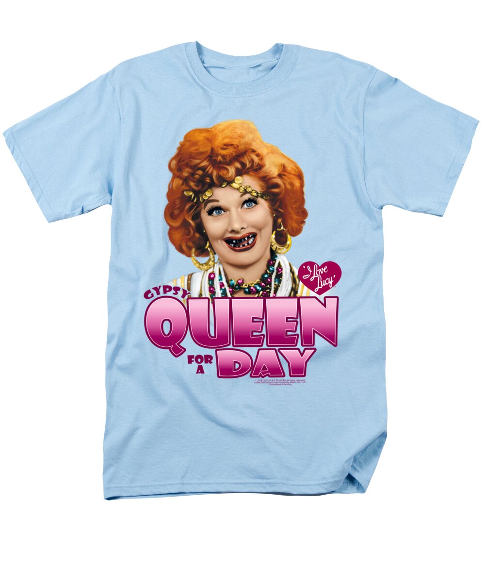  Men's T-Shirt (Regular Fit) featuring the digital art I Love Lucy - Gypsy Queen by Brand A
