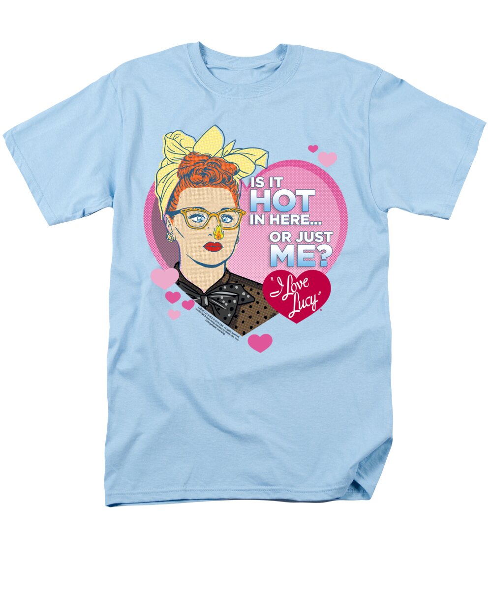  Men's T-Shirt (Regular Fit) featuring the digital art I Love Lucy - Hot by Brand A